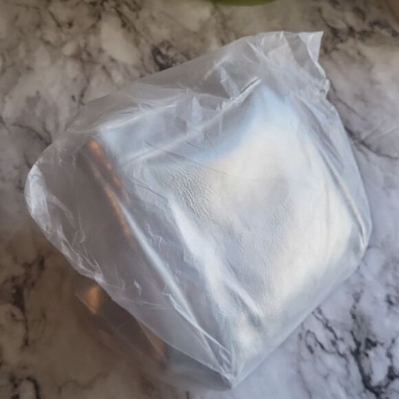 Mini Fashion Lace Bucket Bag Silver Vegan Leather Elegant Handbag Fashion Trend - Picture 7 of 16